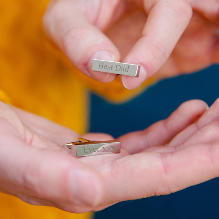 Personalised Bar Cufflinks