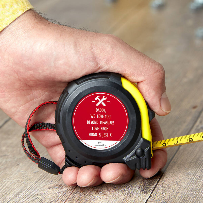 Personalised Message Tape Measure