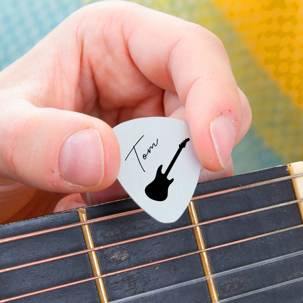 Personalised Name Guitar Plectrum / Pick