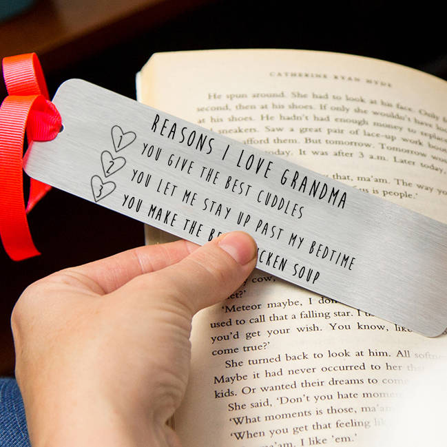 Personalised Reasons I Love You Bookmark