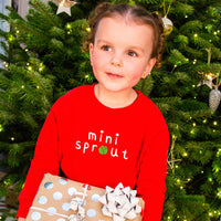 Personalised Sprout Children's Christmas Jumper Sweatshirt