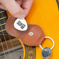 Personalised 'You Rock' Guitar Plectrum / Pick Keyring