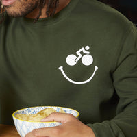 Smiley Bike Unisex Sweatshirt