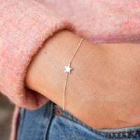 Classic Sterling Silver Star Bracelet