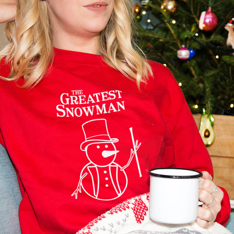 The Greatest Snowman Unisex Christmas Jumper Sweatshirt