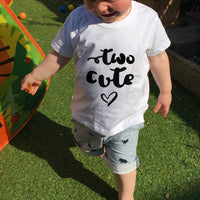 Two Cute' 2nd Birthday T-Shirt