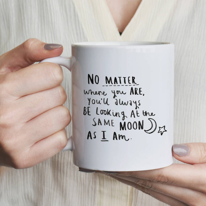 Looking At The Same Moon Long Distance Relationship Mug